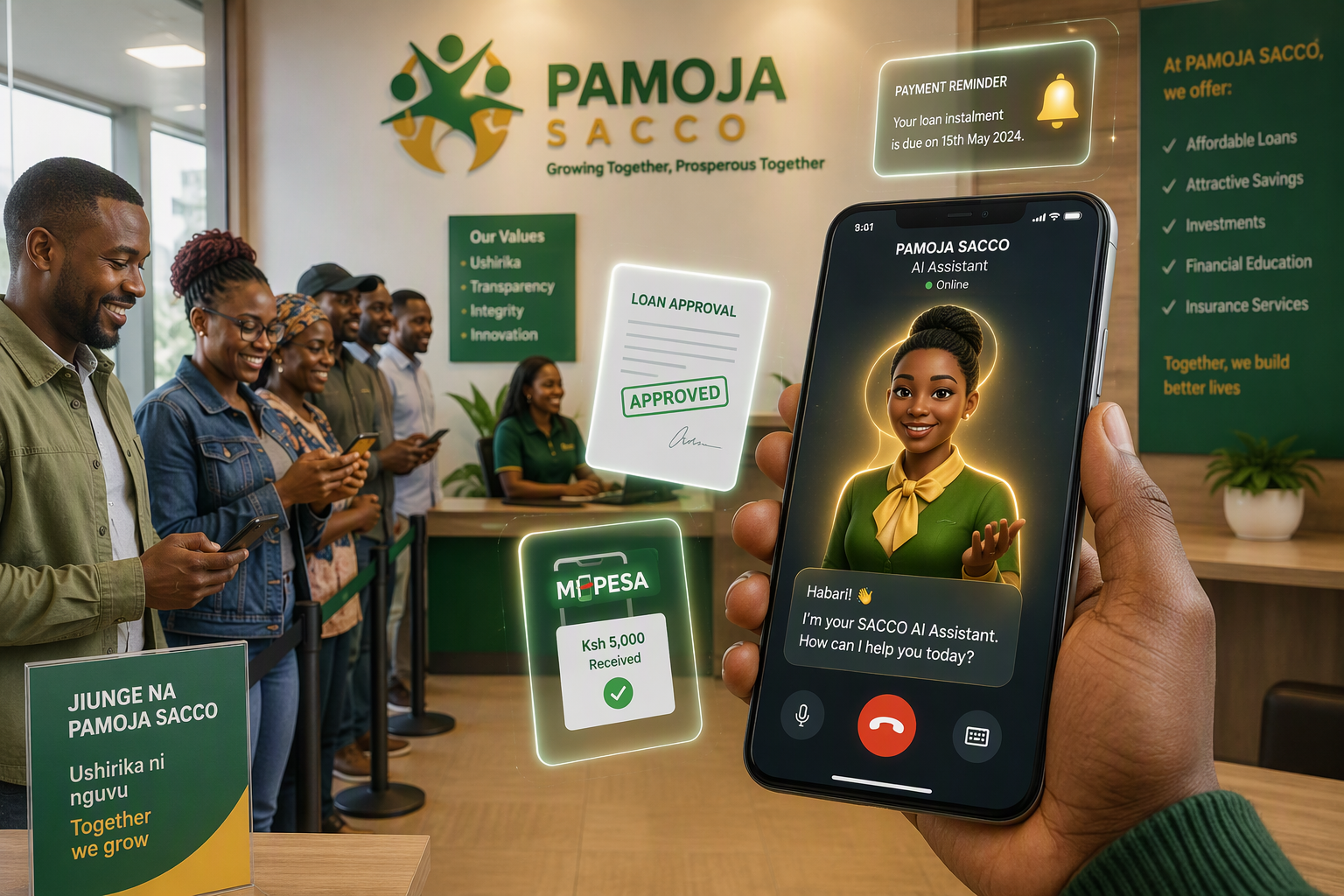 AI for SACCOs in Kenya: Member Inquiries, Loan Questions and Payment Reminders on Autopilot